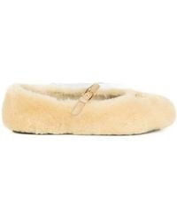 Prada - Flat Shoes Ovis Aries - Lyst