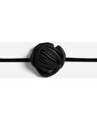 Prada - Rose Silk Necklace - Lyst