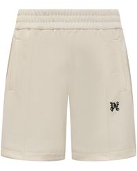 Palm Angels - Shorts With Monogram Pa - Lyst