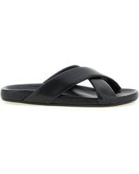 Saint Laurent - Slip On Slides - Lyst