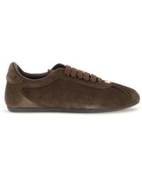 Dolce & Gabbana - Low-Top Suede Sneakers Upper: Suede; Sole: Rubber - Lyst