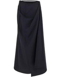 Lemaire - Wool Skirt - Lyst