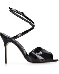 Manolo Blahnik - Hourani 105 Patent Sandal - Lyst