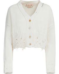 Marni - Destroyed Cardigan - Lyst