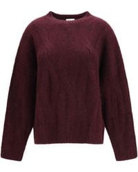 Allude - Cashmere And Silk Sweater With Voluminous Sleeves Kashmir/Capra Hircus - Lyst