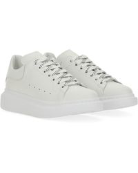 McQueen - Alexander Mcqueen Oversized Calf Leather Sneaker - Lyst