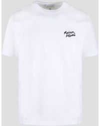 Maison Kitsuné - Maison Kitsune Handwriting T-Shirt - Lyst