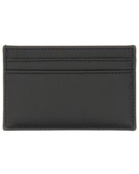 McQueen - Calf Leather Card Holder Wallets & Purses - Lyst