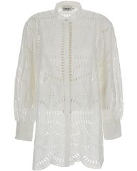 Charo Ruiz - 'Jeky' Blouse With Cut-Out Detail - Lyst