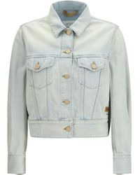 Jacob Cohen - Denim Jacket Cotton; Lyocell - Lyst