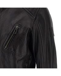 Belstaff Reeve Leather Jacket in Black for Men | Lyst UK