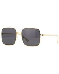 Fendi - Sunglasses Square Rimless, Shiny Endura Frame And Smoke Lens Fe40123U30A - Lyst