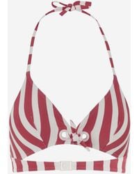Eres - Bikini Top Striped Polyamide Swimwear - Lyst