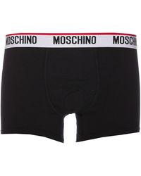 Moschino - Band Logo Bipack Boxer - Lyst