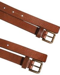 Dolce & Gabbana - Leather Buckle Belt - Lyst