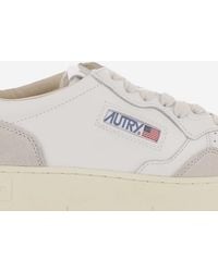 Autry - Sneakers Medalist Low Cow Leather Trainers - Lyst