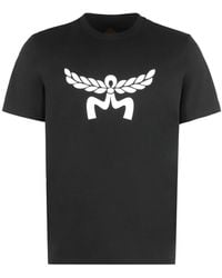 MCM - Cotton Crew-Neck T-Shirt - Lyst