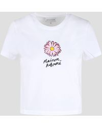 Maison Kitsuné - Floating Flower Baby T-Shirt - Lyst