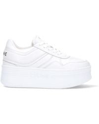 Celine - Logo Platform Sneakers - Lyst