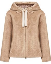 Herno - Bomber Jacket Faux Fur - Lyst