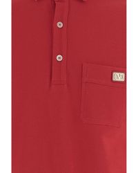 Valentino - Cotton Polo Shirt With Logo - Lyst