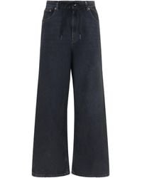 MM6 by Maison Margiela - Straight-Leg Stretch Denim Jeans Cotton; Elastane - Lyst