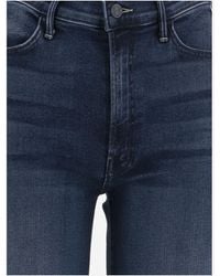 Mother - Jeans Wide-Leg Cotton - Lyst