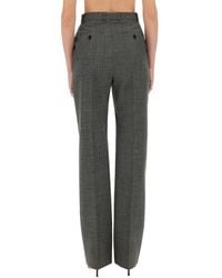 McQueen - Wool Pants Trousers - Lyst