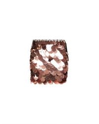 Rabanne - Tee Plastic Disc Miniskirt - Lyst