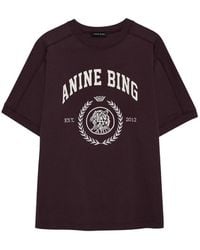 Anine Bing - Jaylin T-Shirt Collegiate - Lyst