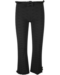 Balenciaga - Flared Capri Pants - Lyst