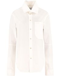 Telfar Cotton Poplin Shirt - White