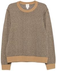 Calvin Klein - Micro-Patterned Crew-Neck Sweater - Lyst