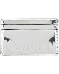 Alexander McQueen - Graffiti Mcqueen Card-Holder With Print - Lyst