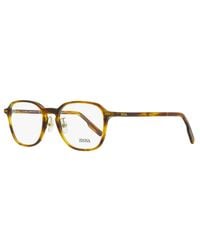 ZEGNA - Modern Square Eyeglasses Ez5255-H 056 52Mm Plastic (Acetate) - Lyst