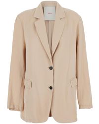 Jucca - Single-Breasted Jacket With Notched Revers For Blazers - Lyst