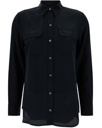 Equipment - Silk Shirt With Pockets - Lyst