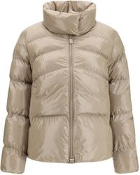 Pinko - Glossy Quilted Puffer Jacket Down - Lyst