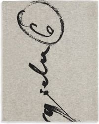 MM6 by Maison Margiela - Signature Knitted Scarf Wool Ovis Aries - Lyst