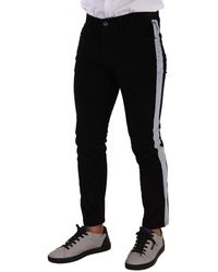 Dolce & Gabbana - Elegant Slim-Fit Cotton Jeans - Lyst