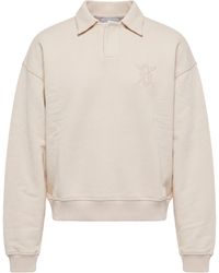 Daily Paper - Polo Collar Sweatshirt Cotton Sweater - Lyst