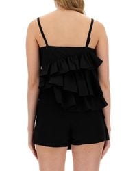 MSGM - Tops With Ruches Cotton - Lyst