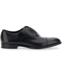 Doucal's - Smooth Leather Five-Hole Oxford Shoes For Calf Lace - Lyst