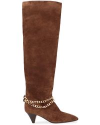 ALEVI - Camille Suede Knee High Boots - Lyst