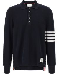 Thom Browne - Cotton Polo Shirt - Lyst