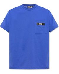 Versace - T-Shirt With Pocket - Lyst