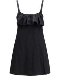 Chloé - Mini Dress Washed Technical Satin - Lyst