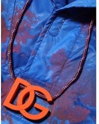 Dolce & Gabbana - Tie Dye Logo Hooded Sweatshirt Jacket Clothing - Lyst