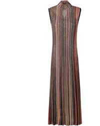 Missoni - Sequin-embellished Sleeveless Striped Dress - Lyst