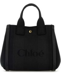 Chloé - Canvas Small Chloã Carry Shopping Bag - Lyst